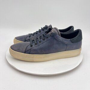 Devan Vincent Men Size EU 43 US 9.5 Grey Leather Rubber Sole Lace Up Shoe
